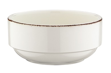 Соусник  30 мл. d=60 мм. h=26 мм. штабелир. Ретро коричневый край, форма Банкет Bonna /1/24/6720/