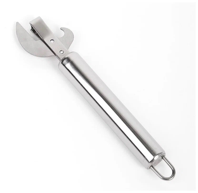 Открывалка для консервных банок 17 см. металл с ручкой 12 см. /1/