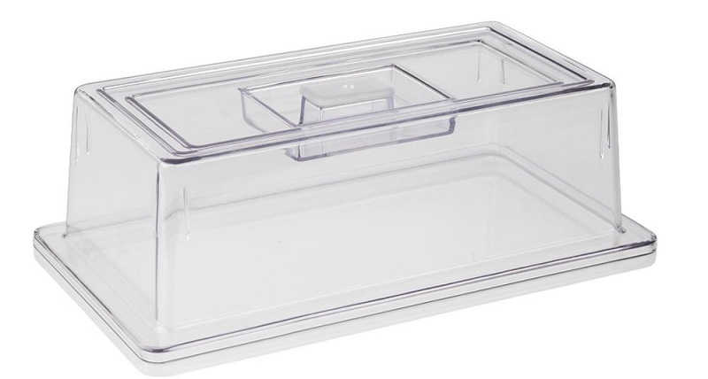 Крышка GN1/3 32,5*17,6 см. h=10,5 см. поликарбонат, прозрачная APS /1/