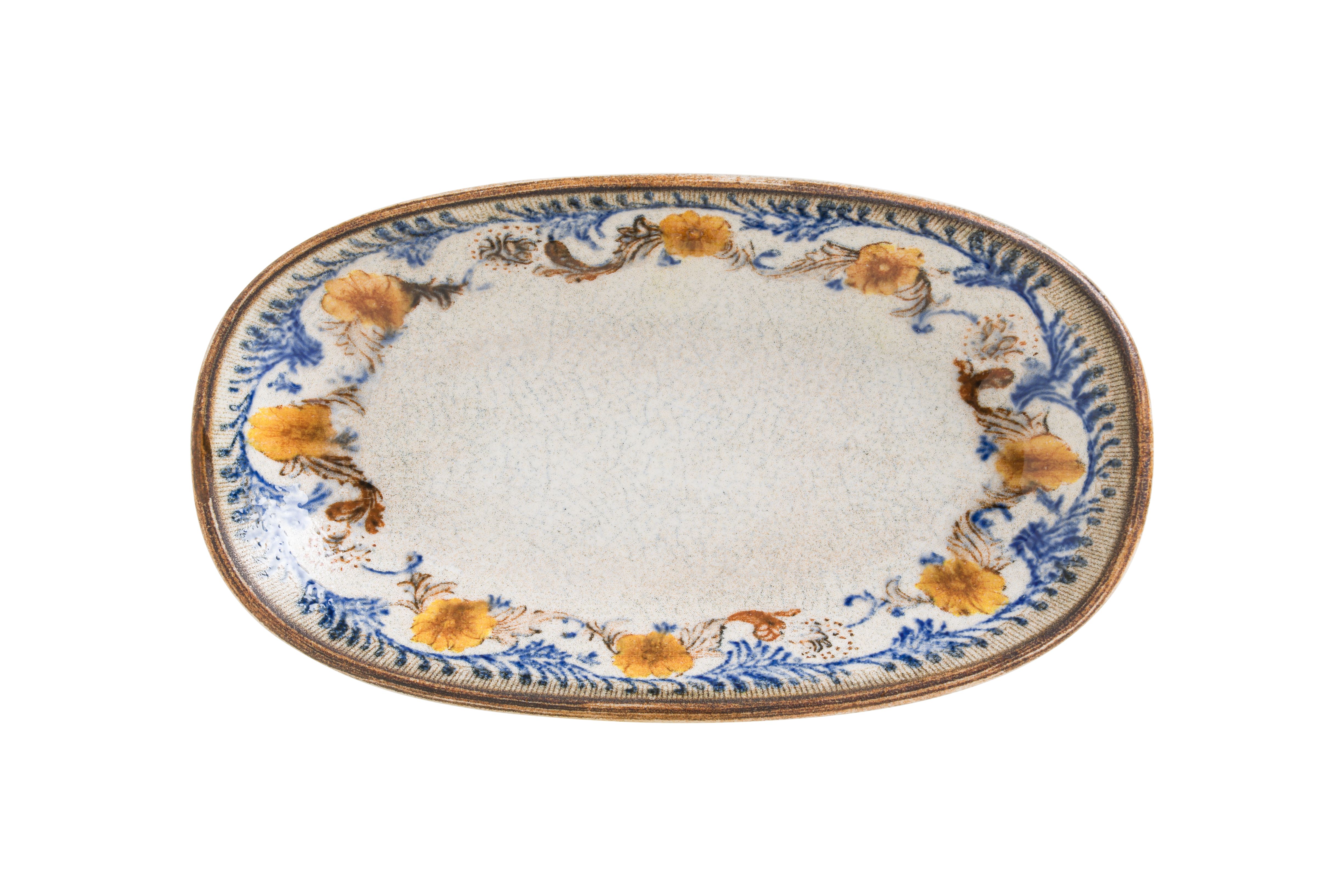 Блюдо овальное 190*110 мм. Ретро Флорал, форма Гурмэ Bonna /1/12/2304/