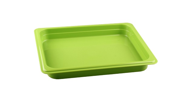 Гастроемкость 1/2 h= 40 мм. 325*265 мм. 2,3 л. п/п зеленая /1/24/