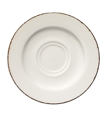 Блюдце d=160 мм. Ретро коричневый край (чашка 69212, 69213) Bonna /1/6/1848/ ВДОХНОВЕНИЕ