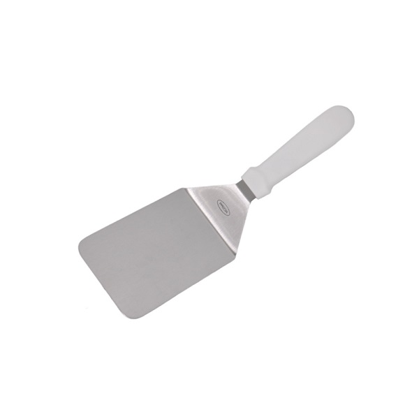 Лопатка 30 см. изогнутая раб.часть 15*9,5 см. нерж. широкая с пласт. ручкой MGsteel /1/ АКЦИЯ