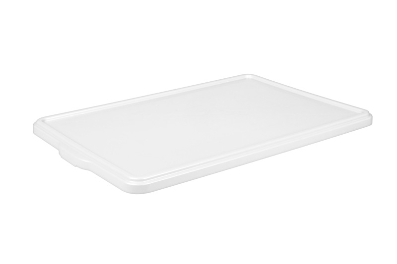 Крышка для контейнера для теста 665*440*28 мм. (-20/+70), белая, полипропилен (конт. 59356) /1/6/