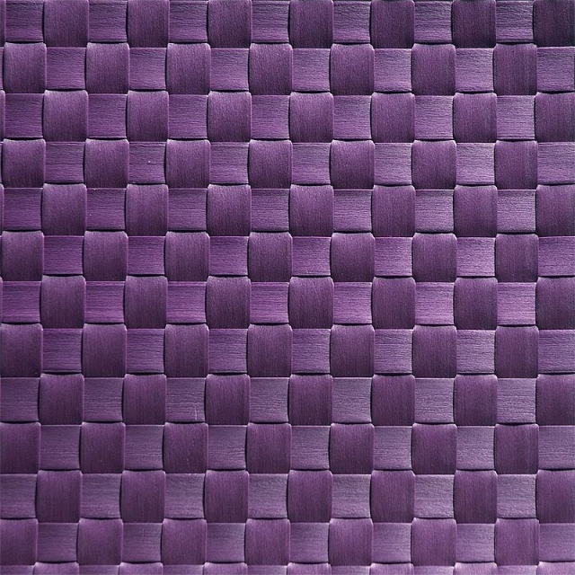 Подкладка сервировочная 45*33 см. широкое плетение сливовая, пвх APS /1/ АКЦИЯ