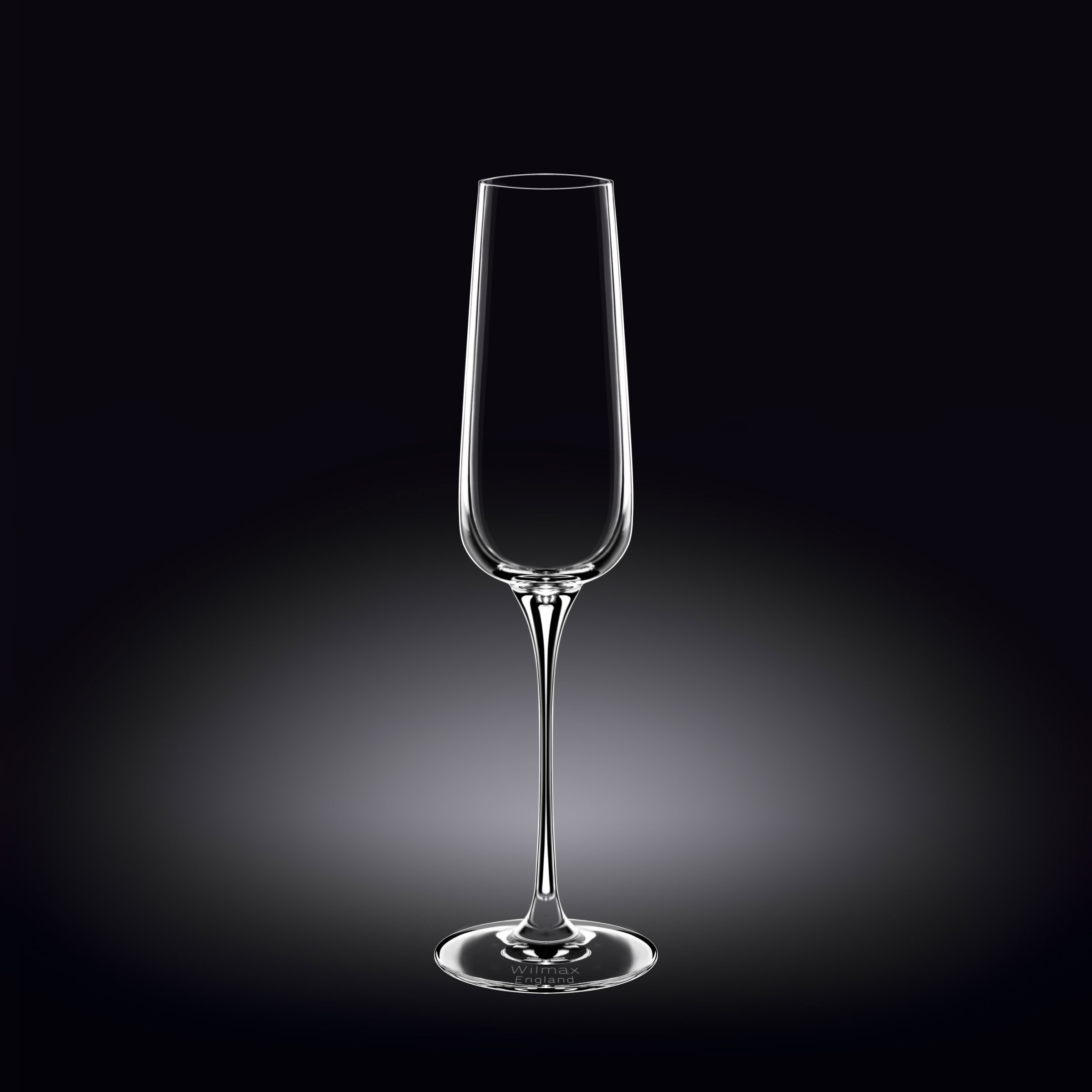 Бокал-флюте 270 мл. d=45 мм. h=270 мм. хр.стекло Илона Wilmax /1/2/24/