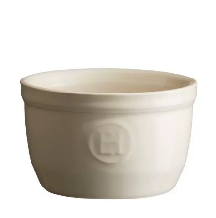 Форма для запекания  150 мл. d=86 мм. h=55 мм. (рамекин) белая керам Emile Henry /1/6/ ВДОХНОВЕНИЕ