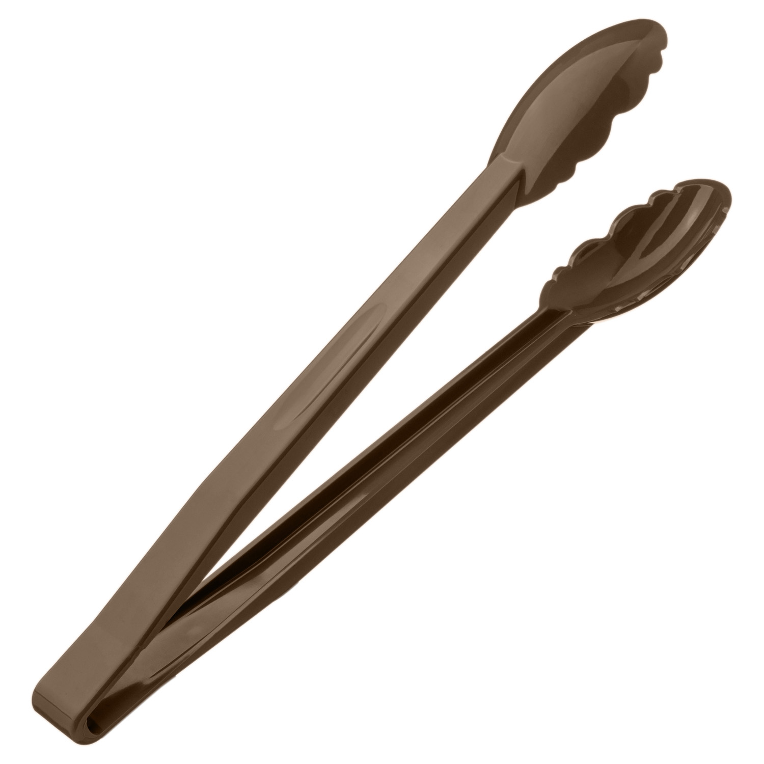 Щипцы универсальные 30 см. коричневые поликарбонат (до +120°C) MGprof /1/20/ АКЦИЯ