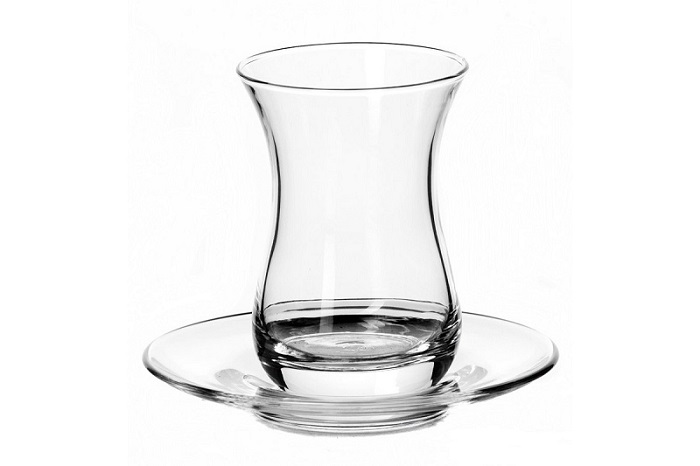 Стаканчик для чая 160 мл. d=65 мм. h=95 мм. с блюдцем /6/24/768/ АКЦИЯ