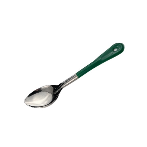 Ложка гарнирная 28,5 см., L ручки 19 см. нерж. зеленая ручка MGsteel /1/12/144/