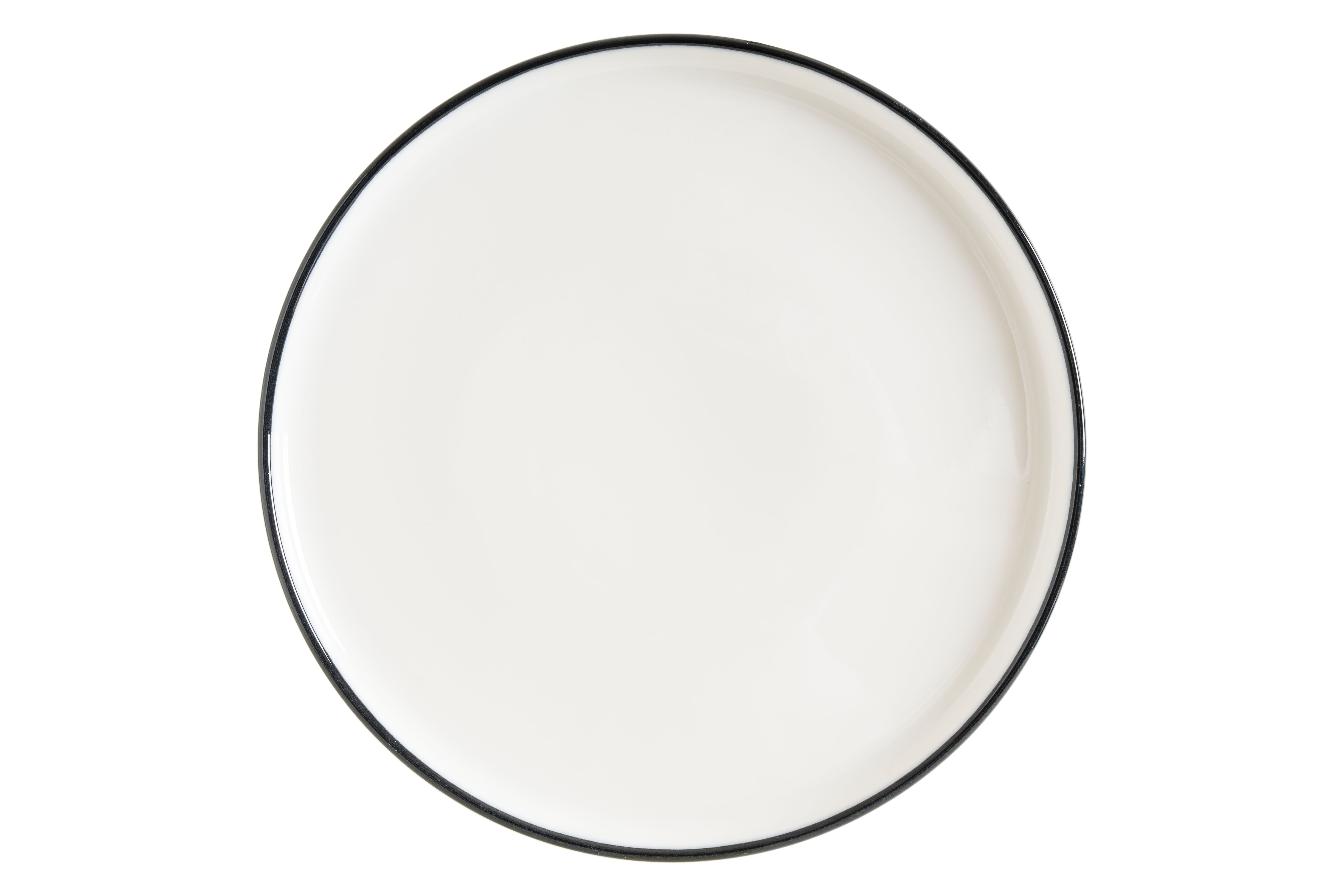 Тарелка d=160 мм. Линеа Черный, форма Хюгге Bonna /1/12/1680/