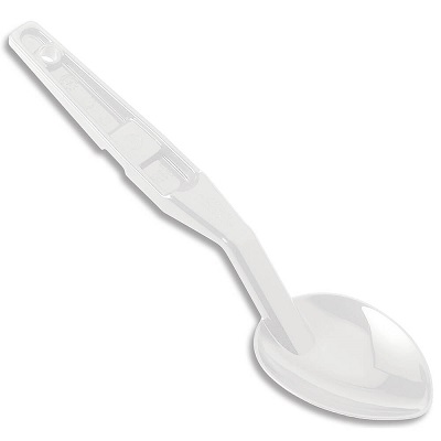 Ложка гарнирная 28 см., L ручки 20 см. белая, поликарбонат (до +120°C) MGprof /1/10/400/
