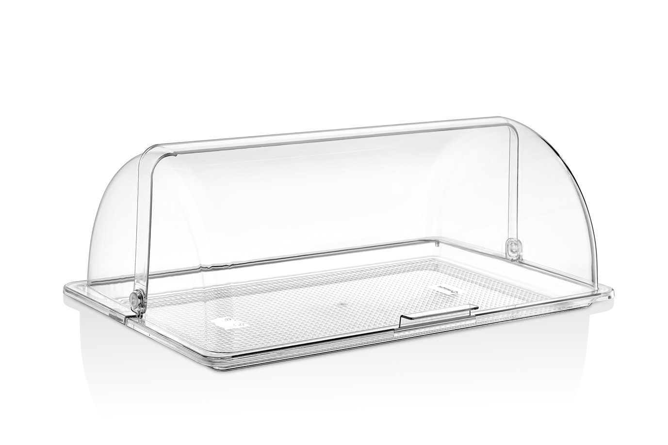 Крышка для гастроем.,подносов,корзин Roll-Top 1/1 53*32,5 см. h=18,5 см. поликарбонат, прозрачная GP/1/6/ 