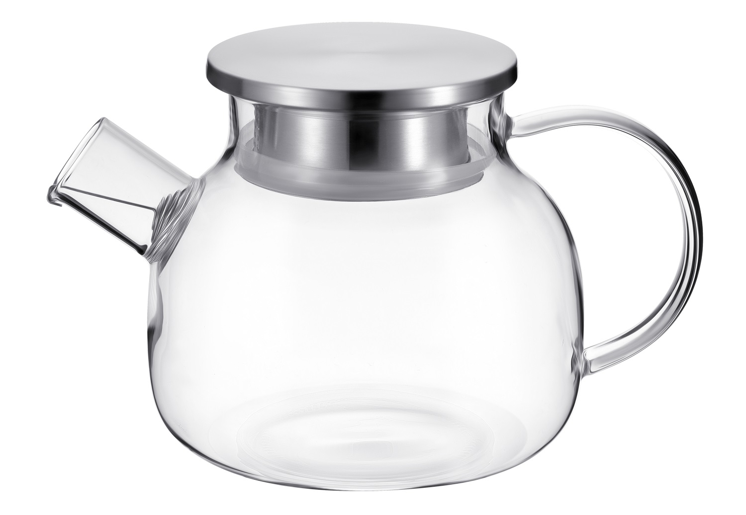 Чайник 1000 мл. заварочный с крышкой нерж, Термостекло /1/27/