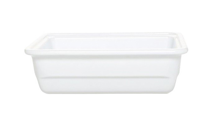 Гастроемкость 1/2 h=100 мм. 325*265 мм. 4,6 л. белая керам Emile Henry /1/2/140/ ТП