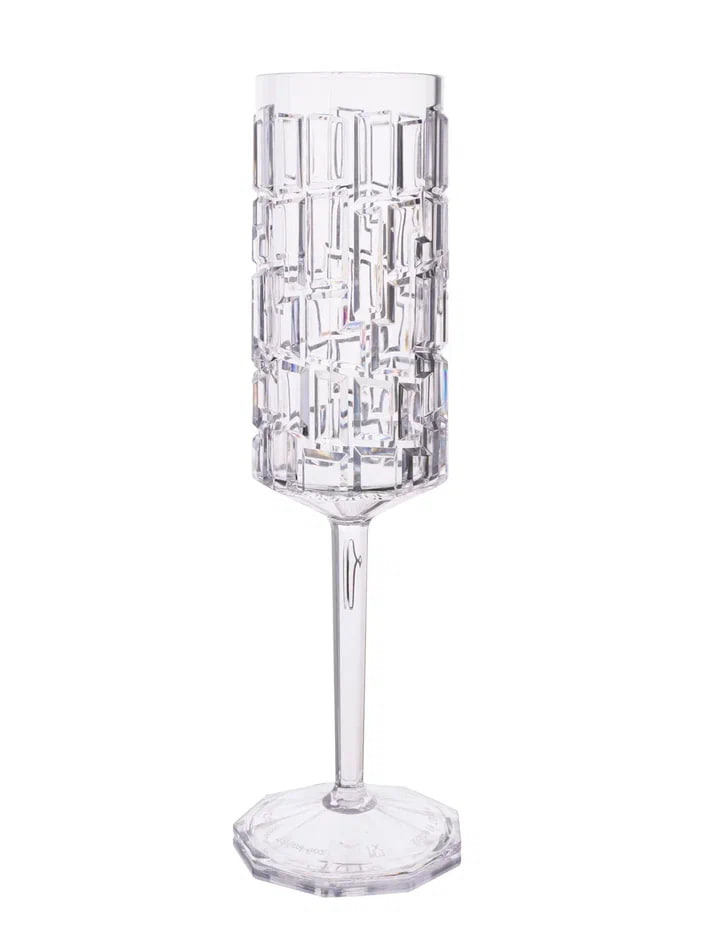 Бокал флюте 180 мл. d=50 мм. h=220 мм. поликарбонат, прозрачн. Кристал Мозаик GP /1/50/ ВДОХНОВЕНИЕ