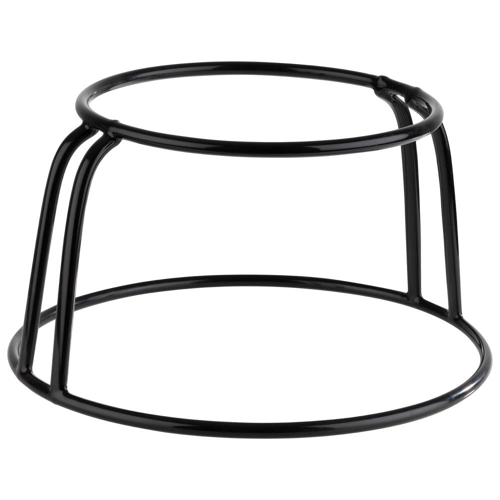 Подставка для фуршетных блюд  d=30,5 см, h=16 см. черная, нерж. с прорезин. покрытием APS /1/4/