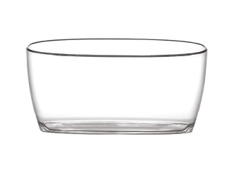 Ведро для шампанского 12 л. пласт. 482*209/410*113 мм. h=243 мм. для 4-х бутылок, прозрачное Abert /1/6/ ВДОХНОВЕНИЕ