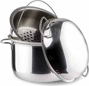 Пароварка 5,0 л. нерж. h=210 мм. d=220 мм. (1с240) /1/