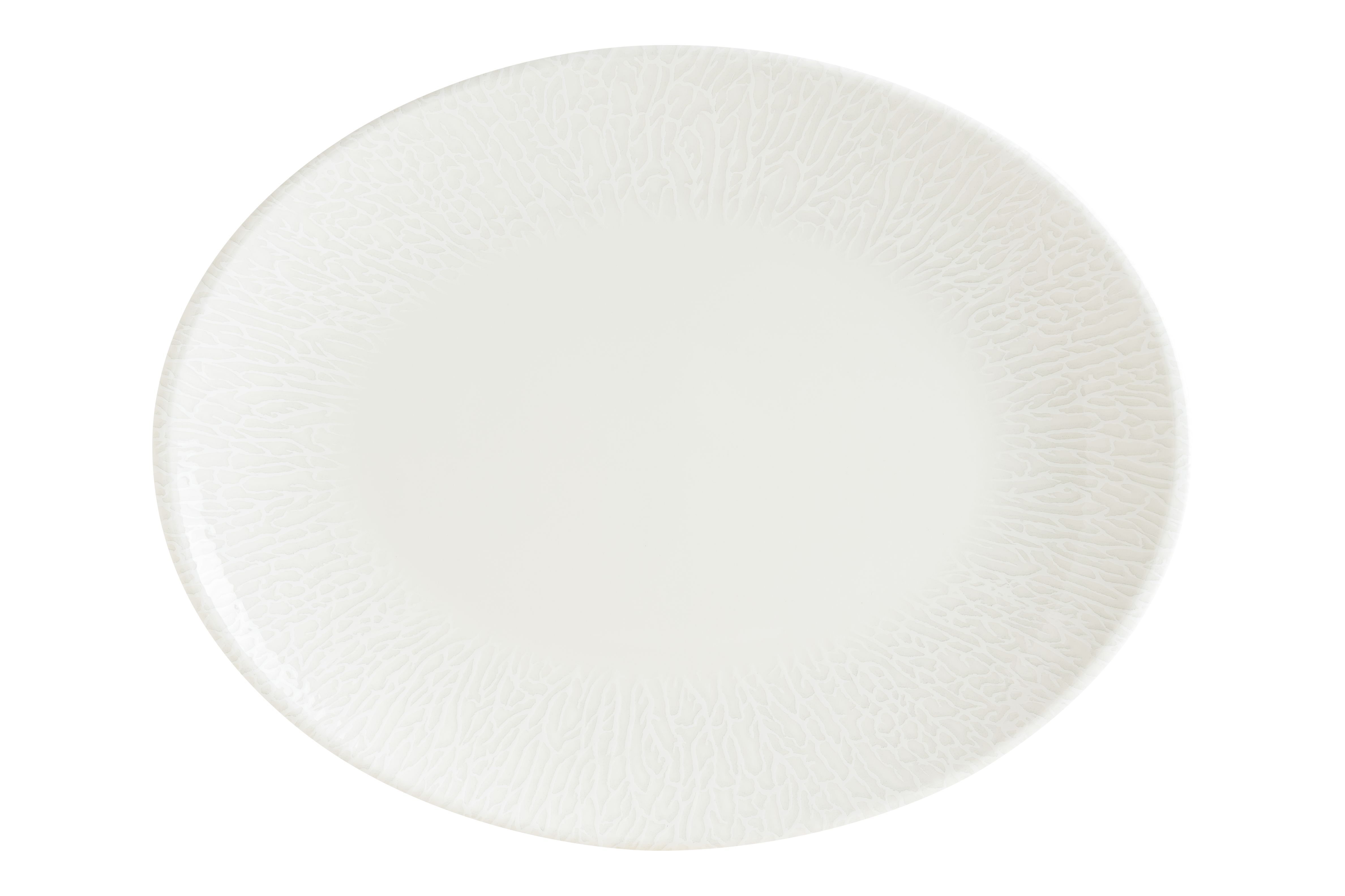 Блюдо овальное 250*190 мм. Белый Редикс, форма Мув Bonna /1/12/756/