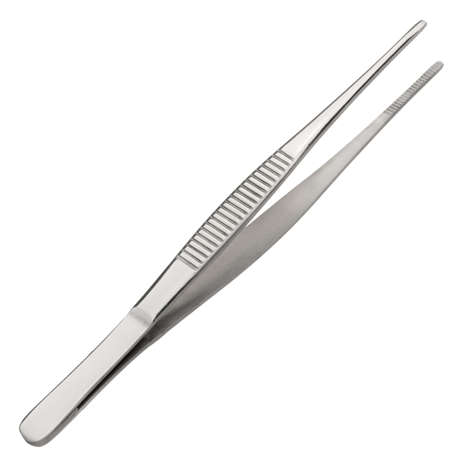 Щипцы (пинцет) 16 см. прямые, нерж. MGsteel /1/100/ АКЦИЯ