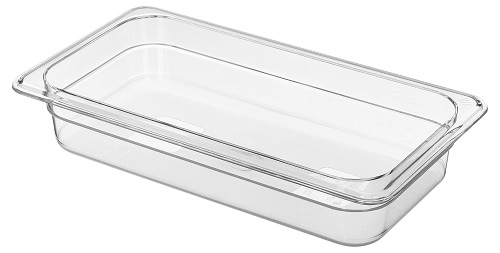 Гастроемкость 1/3 h= 65 мм. 325*176 мм. 2,4 л. поликарб. прозрач. /1/7/