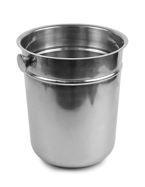 Ведро для шампанского  7,3 л. нерж. d=220/160 мм. h=255 мм. с ручками для 1-й бутылки MGsteel /1/6/24/ АКЦИЯ