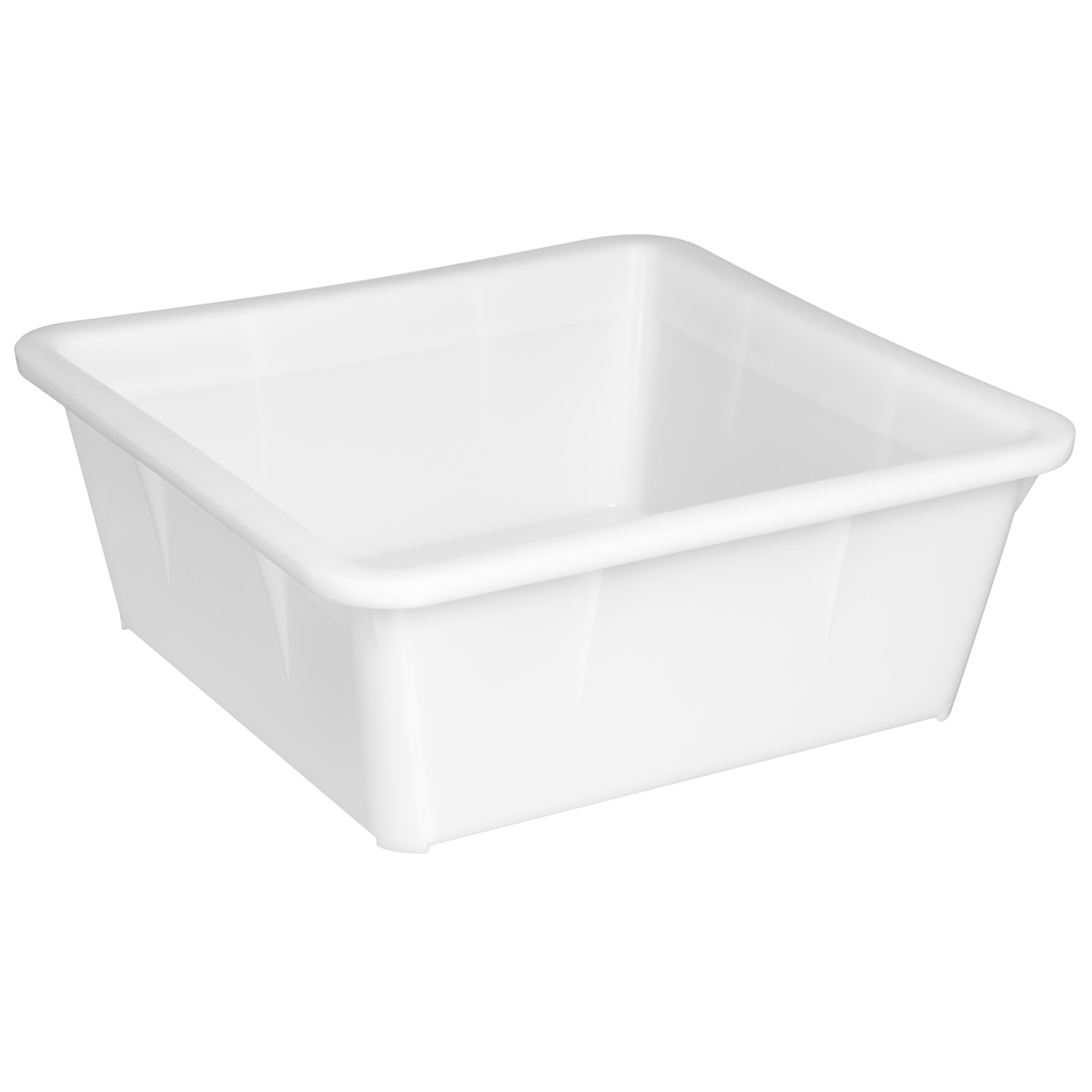 Контейнер для теста 430*430*160 мм. (-30/+60°C) конусный, сплошной, морозостойкий, белый, полиэт. /1/300/