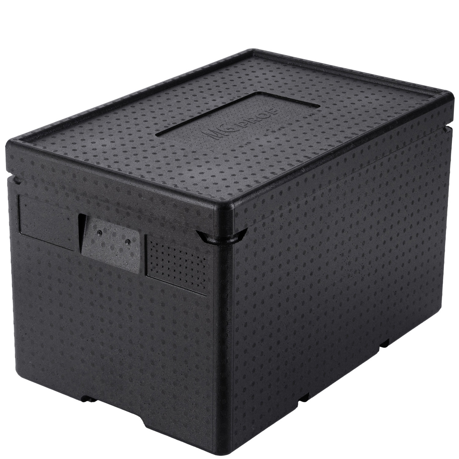 Термоконтейнер 58 л. 600*400*390 мм. для гастроем. h=200 мм. (-40°C до +110°C), плотность 60кг/м3, п/п MGprof /1/2/ АКЦИЯ