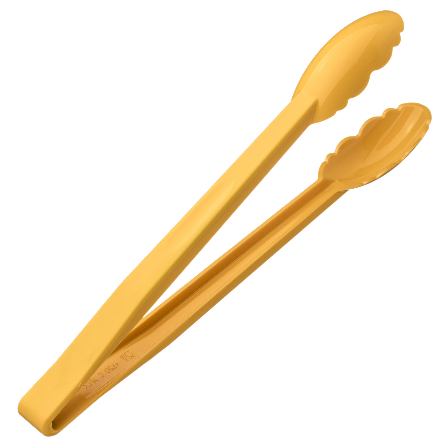 Щипцы универсальные 30 см. желтые поликарбонат (до +120°C) MGprof /1/20/ АКЦИЯ