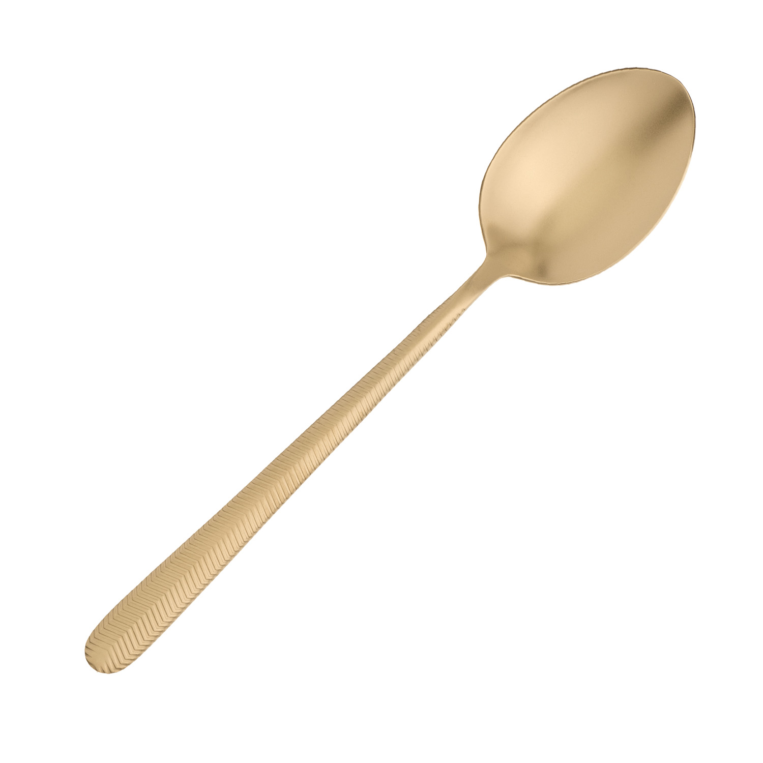 Ложка столовая Иллюзион Золотая 18/10  2,5 мм 19,8 см. Bonna /12/