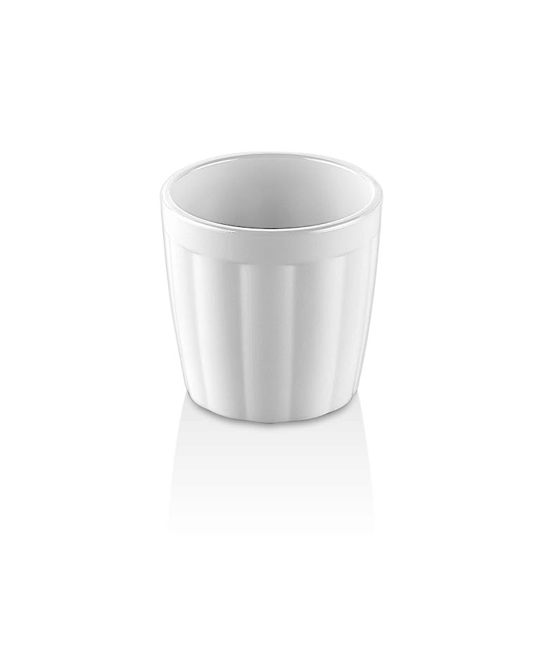 Стаканчик для зубочисток h=50 мм. поликарбонат, белый Хайтек GP /1/240/