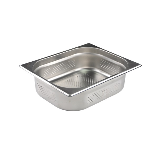 Гастроемкость 1/2 h=100 мм. 325*265 мм. 6 л. нерж. перфорир. d=4 мм. MGsteel /1/12/