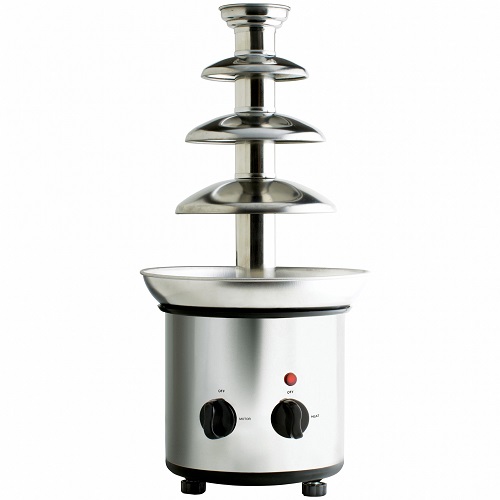 Фонтан для шоколада 4-х ярусный (загрузка до 1 кг) с подогревом, нерж. /1/