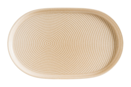 Блюдо овальное 375*235 мм. с бортом Мираж Bonna /1/6/