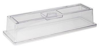 Крышка GN2/4 53*16,2 см. h=10,5 см. поликарбонат, прозрачная APS /1/ АКЦИЯ Крышка GN2/4 53*16,2 см. h=10,5 см. поликарбонат, прозрачная APS /1/ АКЦИЯ