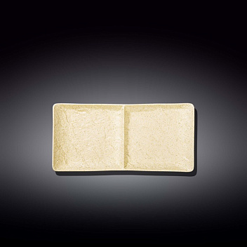 Менажница 2-х секц. 270*130 мм. Сэнд Wilmax /1/3/24/