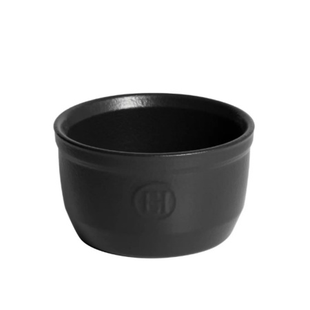 Форма для запекания  250 мл. d=100 мм. h=60 мм. (рамекин) черная керам Emile Henry /1/6/