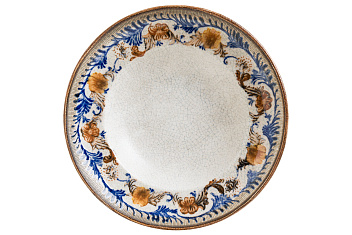 Тарелка d=270 мм. глубокая 450 мл. Ретро Флорал, форма Гурмэ Bonna /1/6/408/