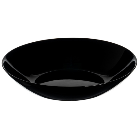 Тарелка d=200 мм. глубокая 780 мл. h=42 мм.  Эволюшн Блэк /6/24/1440/