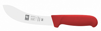 Нож для снятия кожи 160/290 мм. изогнутый, красный SAFE Icel /1/6/ 