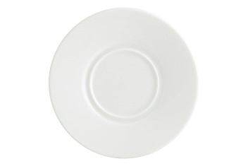 Блюдце d=120 мм. Белый Нит (чашка 72734), тонкий край Bonna /1/6/