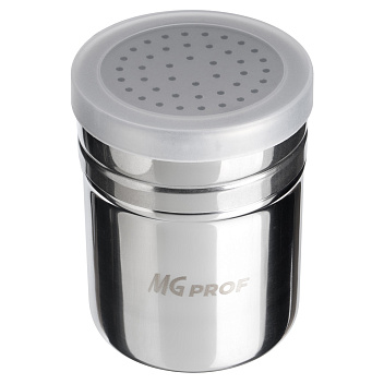 Емкость для сыпучих прод. 0,3 л. с мелк. отверст. нерж. MGprof /1/