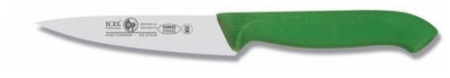 Нож для овощей 100/210 мм. зеленый HoReCa Icel /1/ ТП