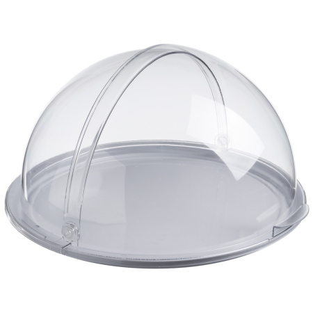 Поднос сервировочный d=38,5 см. поликарбонат, белый, с крышкой Roll-Top GP /1/ ВДОХНОВЕНИЕ