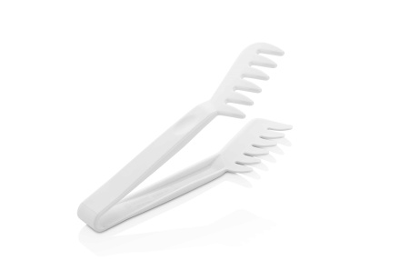 Щипцы для спагетти 22 см. поликарбонат, белые GP /1/48/