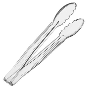 Щипцы универсальные 24 см. поликарбонат, прозрачные (до +120°C) MGprof /1/20/