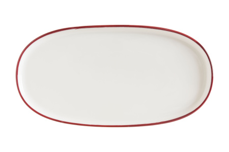 Блюдо овальное 210*100 мм. Линеа Бургундия, форма Хюгге Bonna /1/12/1116/