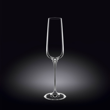 Бокал-флюте 270 мл. d=45 мм. h=270 мм. хр.стекло Илона Wilmax /1/2/24/ АКЦИЯ