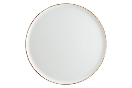 Блюдо для пиццы d=320 мм. Ретро коричневый край, форма Гурмэ Bonna /1/6/348/ ВДОХНОВЕНИЕ